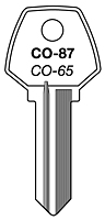 Corbin / 1001EH  / CO-87  / CO-65 L / #63 $1.25